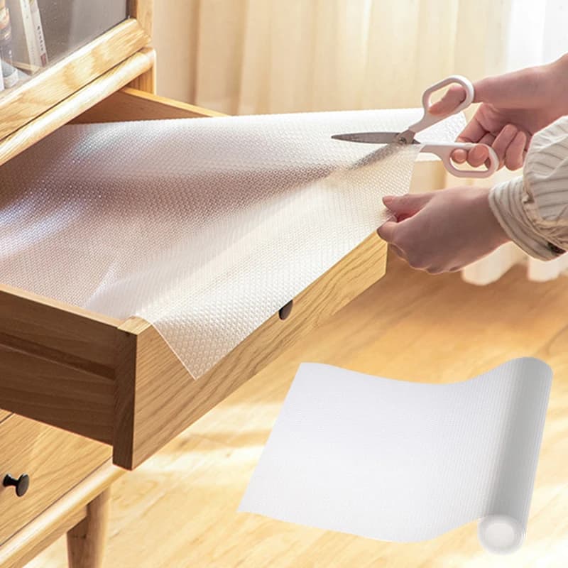 Eco Friendly Reusable Colorful Waterproof EVA Anti Slip Shelf Drawer Liner Mat for Kitchen Cabinet Refrigerator