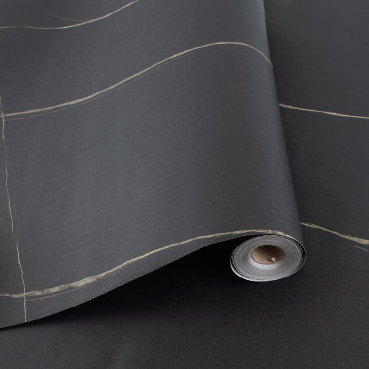 Factory Supply Black Marble Peel and Stick 3d Wallpaper Roll PVC Matte Waterproof Wall Stickers Covering for Home Decor Interior detail 7