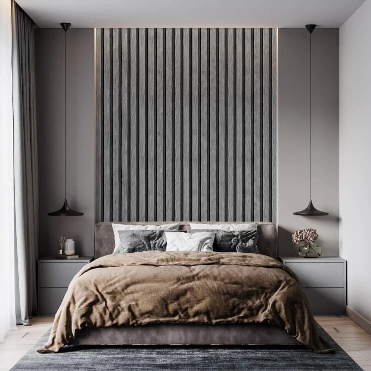 COWINLIFE PVC Waterproof 3D Wood Design Peel and Stick Self Adhesive Vinyl Wallpaper Wooden Slat Wallpaper for Wall detail 6