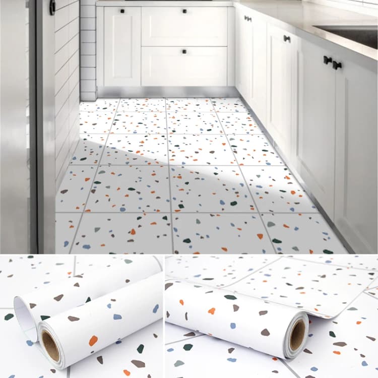 COWINLIFE Custom Pvc Flooring 3d Sticker House Decoration Interior Decoration Vinyl Flooring Roll for Living Room Indoor Use detail 3