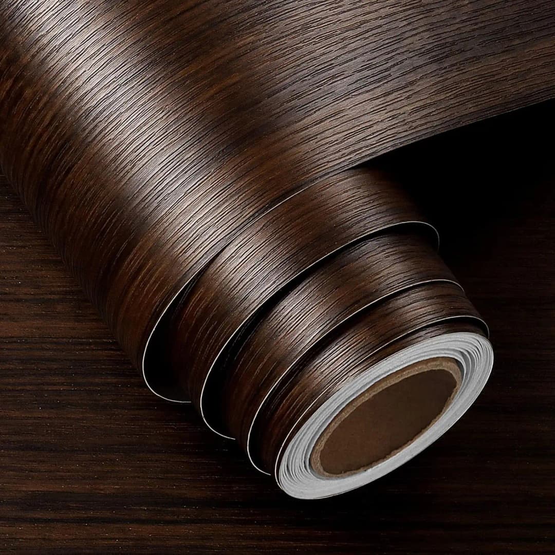COWINLIFE DECO Wall Decor 3d Wood Grain Textured Wall Stickers Home Decor PVC Self Adhesive Wallpaper for Bedroom Kitchen 60cm*5M