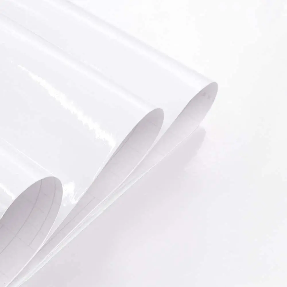 Low MOQ White Marble Sticker Peel and Stick Wallpaper House Decoration Interior Wrap PVC Wall Stickers for Home Kitchen Decor detail 7