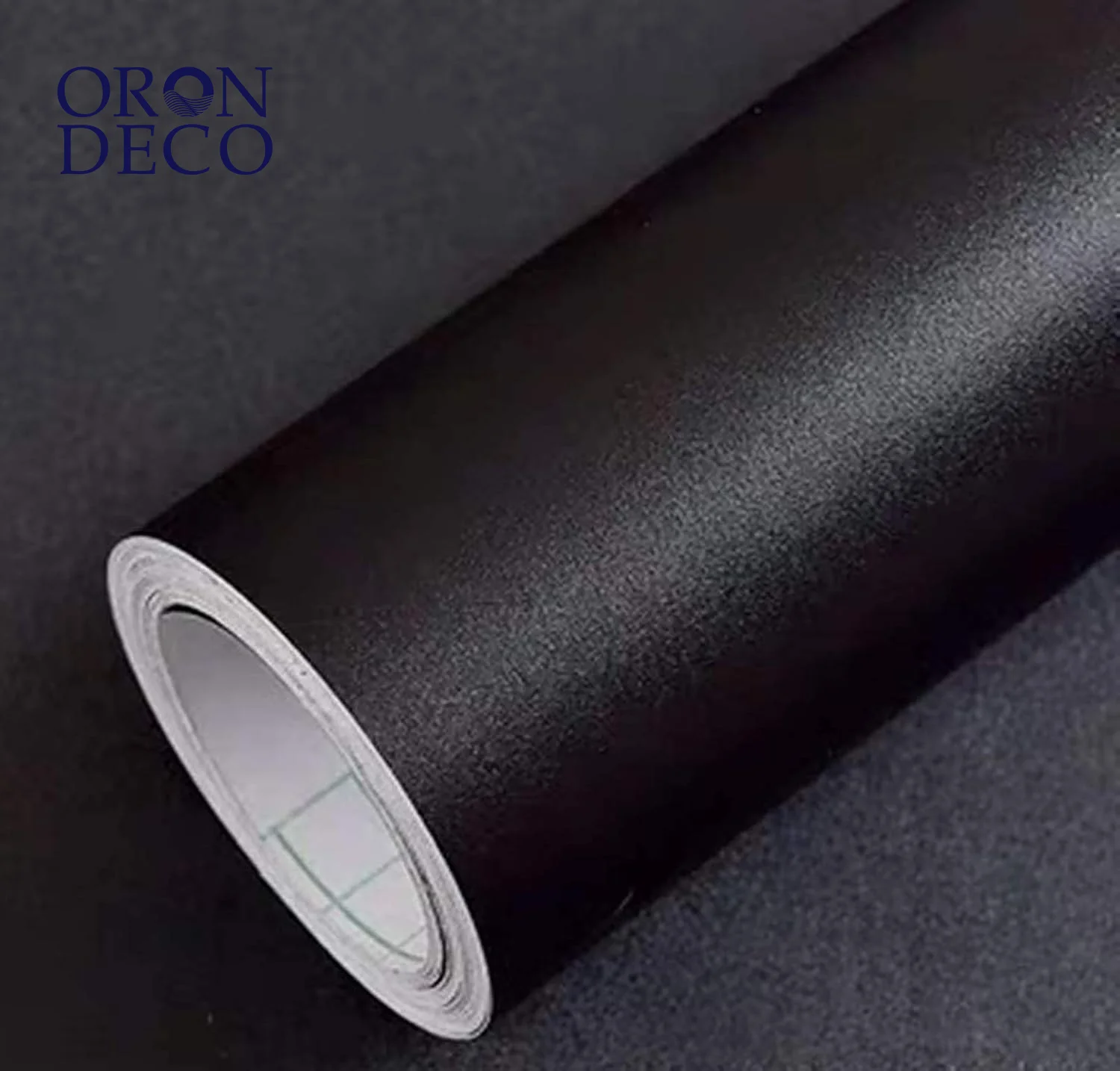 COWINLIFE DECO Modern Matte Solid Black Peel and Stick Wallpaper Self-Adhesive PVC Vinyl Wall Paper Waterproof Sticker for Wall