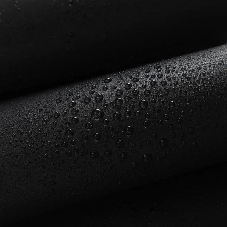 COWINLIFE DECO Modern Matte Solid Black Peel and Stick Wallpaper Self-Adhesive PVC Vinyl Wall Paper Waterproof Sticker for Wall detail 2