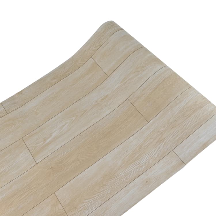 COWINLIFE High Quality Waterproof Self Adhesive Luxury Vinyl Plastic Flooring Wood Floor Sticker Wallpaper for Living Room detail 1
