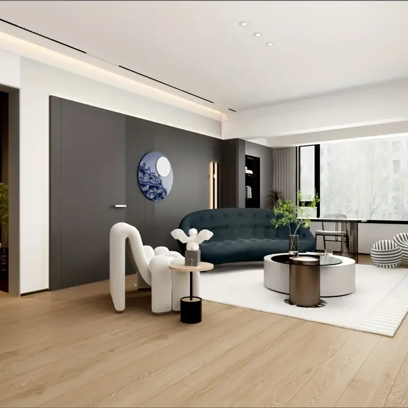 COWINLIFE High Quality Waterproof Self Adhesive Luxury Vinyl Plastic Flooring Wood Floor Sticker Wallpaper for Living Room detail 4