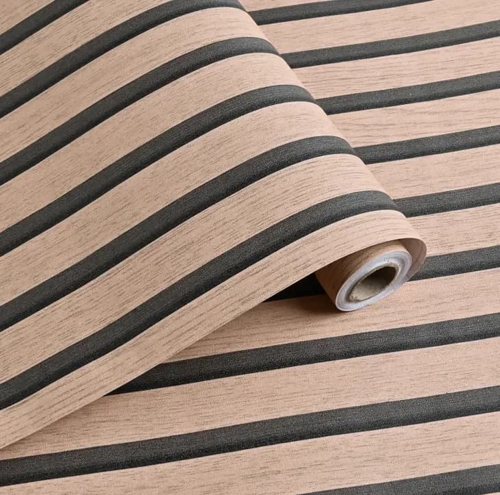COWINLIFE DECO Best Selling Self-adhesive Vinyl Wallpaper Modern 3D Wood Waterproof Peel and Stick Design Sticker for Bedroom detail 5