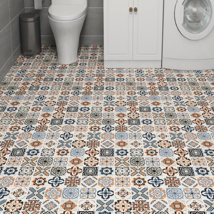 Floor Paper Pvc Decorative Paper for Floor Peel and Stick Floor protection Paper Board for Bathroom Kitchen detail 4