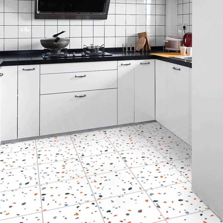 Waterproof Pvc Adhesive Peel Stick 3D Black and White Grid Flooring Wallpaper Designer Floor Paper Rolls Wall Paper and Floor detail 5