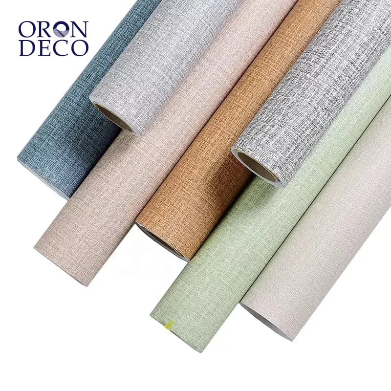 COWINLIFE DECO Self-Adhesive Peel & Stick Wallpaper Textured Surface Fabric Linen Wall Paper Vinyl for Walls Manufacturer's Product