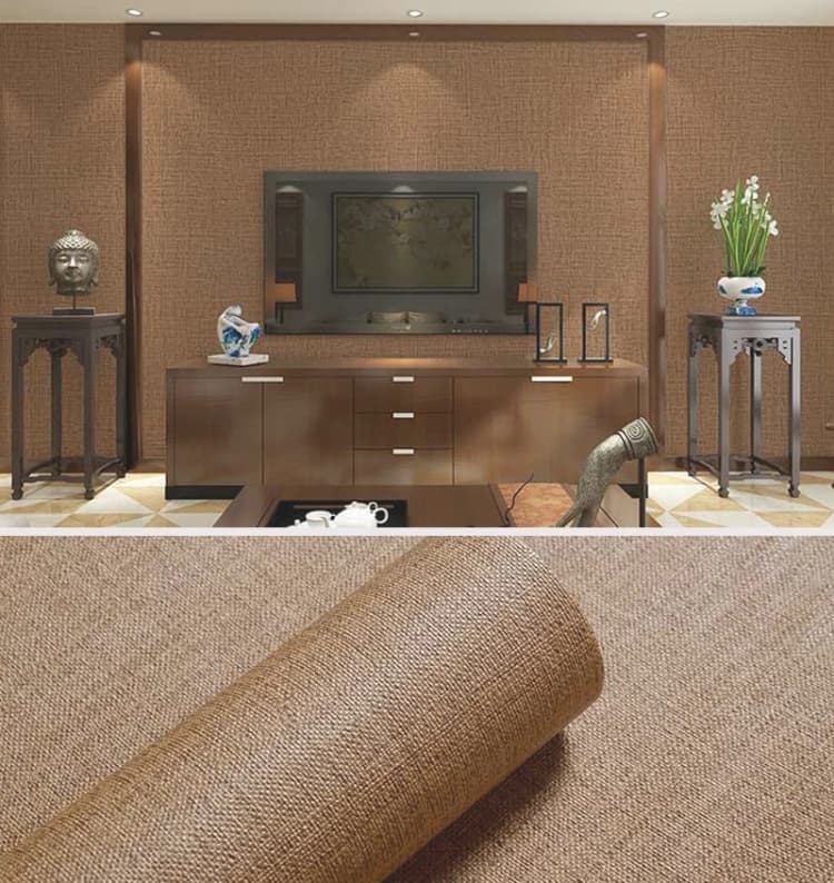 COWINLIFE DECO Self-Adhesive Peel & Stick Wallpaper Textured Surface Fabric Linen Wall Paper Vinyl for Walls Manufacturer's Product detail 8