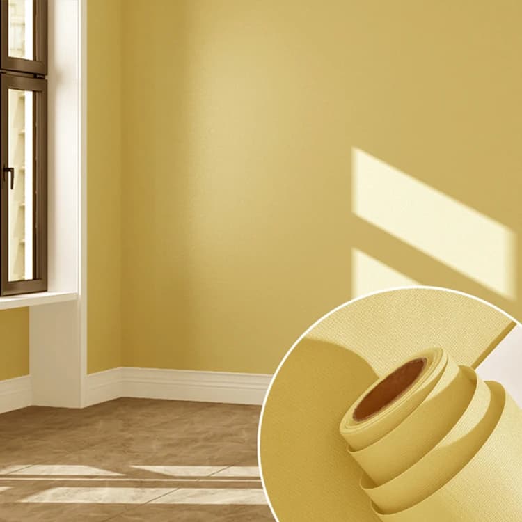 COWINLIFE DECO Self-Adhesive Peel and Stick PVC Vinyl Wallpaper Modern Solid Colour with Texture for Dining and Bedroom Wall Decor detail 3