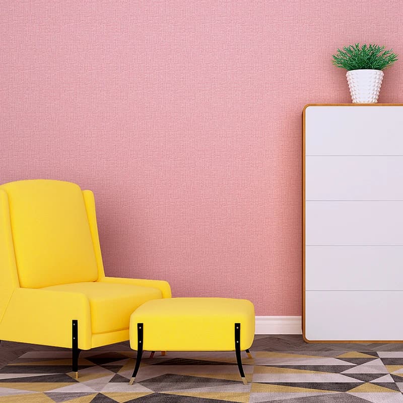 Solid Color Pvc Thick Waterproof Self Adhesive Wallpaper for Living Room Kitchen Cabinets Refurbished