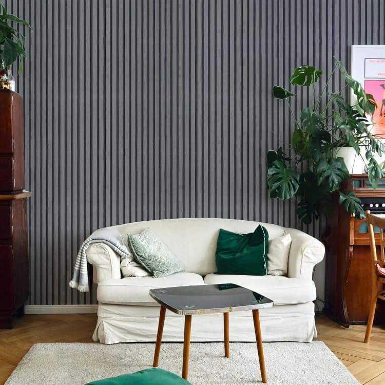 COWINLIFE DECO Peel and Stick Wallpaper Wood Slats Self Adhesive Sticker Removable Wall Covering Home DIY for Wall Decor Bathroom detail 2