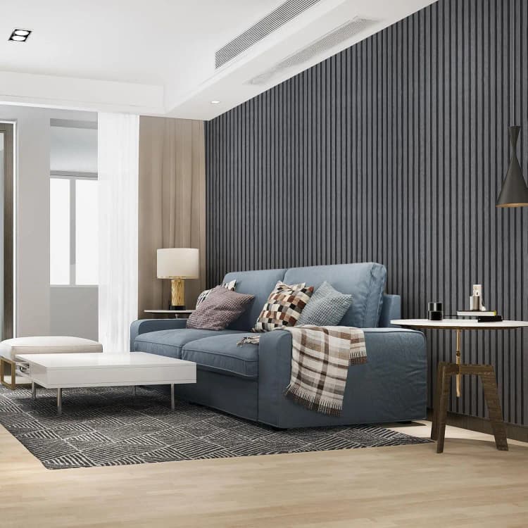 COWINLIFE DECO Peel and Stick Wallpaper Wood Slats Self Adhesive Sticker Removable Wall Covering Home DIY for Wall Decor Bathroom detail 5
