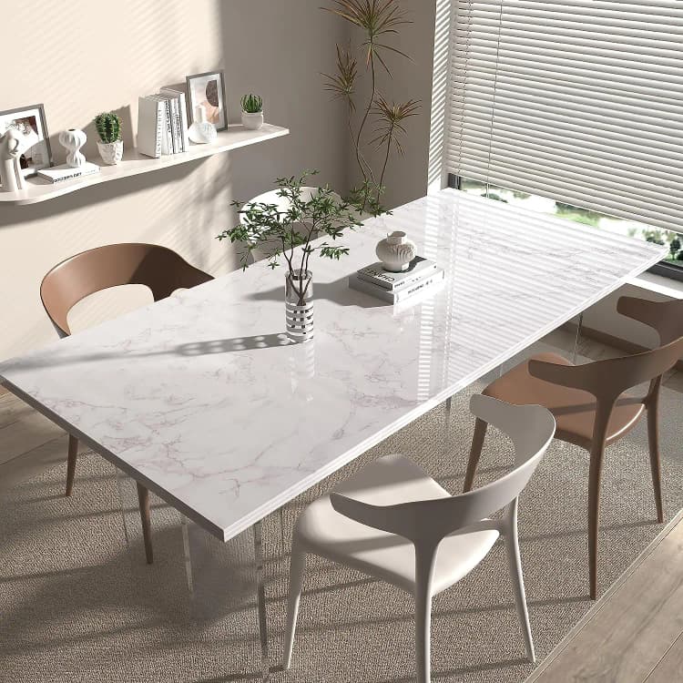 COWINLIFE DECO Waterproof Kitchen Wall Sticker Wallpapers 3d Vinyl Marble Sticker Waterproof Self-Adhesive Wallpaper for Cabinet detail 2