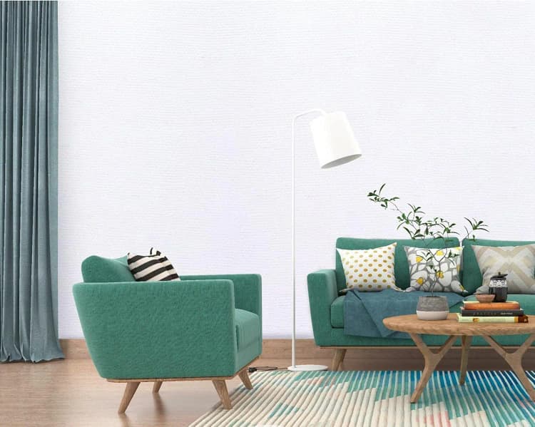 COWINLIFE DECO White Solid Colour Vinyl Texture Wall Paper Peel and Stick Self-Adhesive Waterproof Wallpaper for Living Room Bedroom detail 6