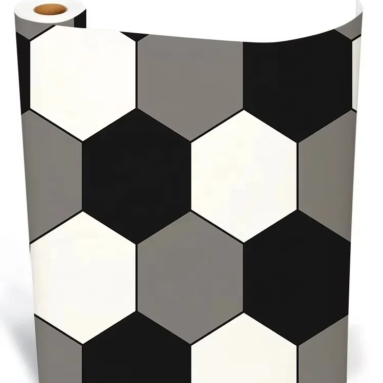 COWINLIFE DECO Self-Adhesive Peel Stick PVC Floor Sticker Wallpaper Rolls Modern New Vinyl Plastic Wear Resistant Flooring Sticker