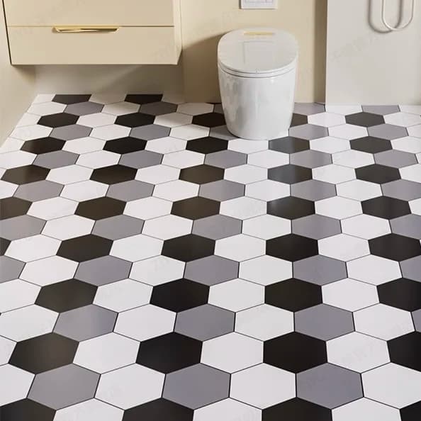 COWINLIFE DECO Self-Adhesive Peel Stick PVC Floor Sticker Wallpaper Rolls Modern New Vinyl Plastic Wear Resistant Flooring Sticker detail 2