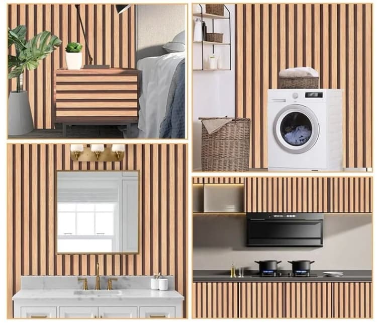 COWINLIFE DECO Factory Price Self-Adhesive PVC Vinyl Waterproof Wood Texture Wallpaper for Bedroom Peel and Stick 3D Wall Stickers detail 6