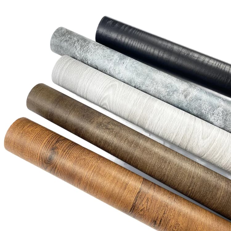 COWINLIFE DECO Self-adhesive PVC Wallpaper Wall Sticker Wood Grain for Bedroom Living Room Kitchen Stove Cabinet Background Supplier detail 1
