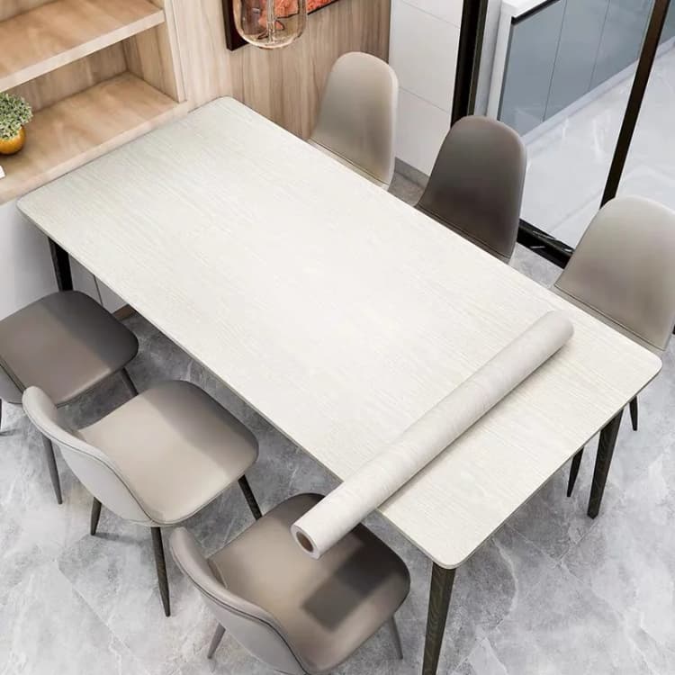 COWINLIFE DECO Self-adhesive PVC Wallpaper Wall Sticker Wood Grain for Bedroom Living Room Kitchen Stove Cabinet Background Supplier detail 5