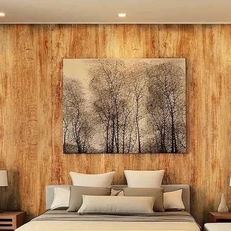 COWINLIFE DECO Self Adhesive Wood Grain Wallpaper for Wall Peel and Stick Paper Texture Sticker Luxury Wallpaper Rolls for Bedroom detail 6