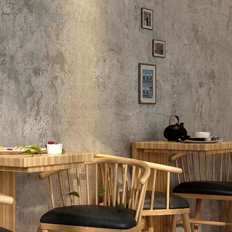 COWINLIFE DECO Concrete Paper for Walls Cement Wallpaper Peel and Stick Roll Matte Self-Adhesive Grey Removable Backsplash Bathroom detail 3