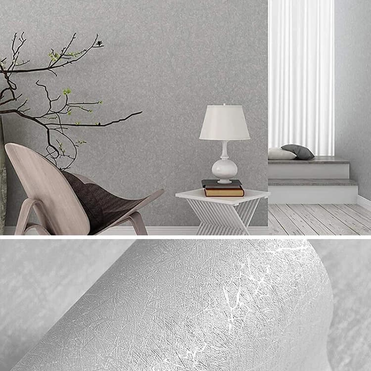 COWINLIFE DECO Matt Pink PVC Botanical Pattern Silk Wallpaper Rolls Waterproof 3D Wall Counter Top Cover Peel and Stick Self Adhesive detail 5