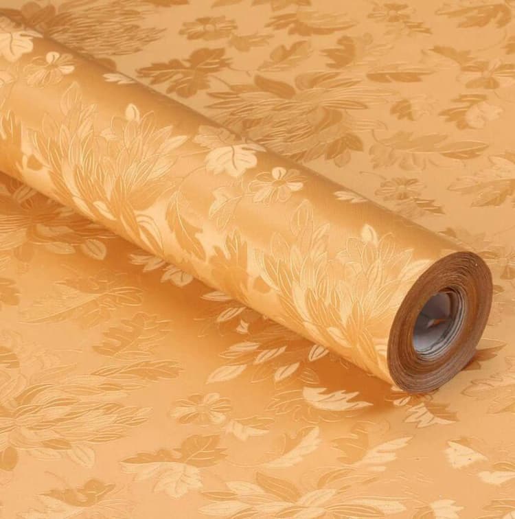 COWINLIFE DECO Modern Embossed Floral Texture Waterproof Self Adhesive Wallpaper Rolls Sticker for Home Decoration Luxury Wall Paper detail 5