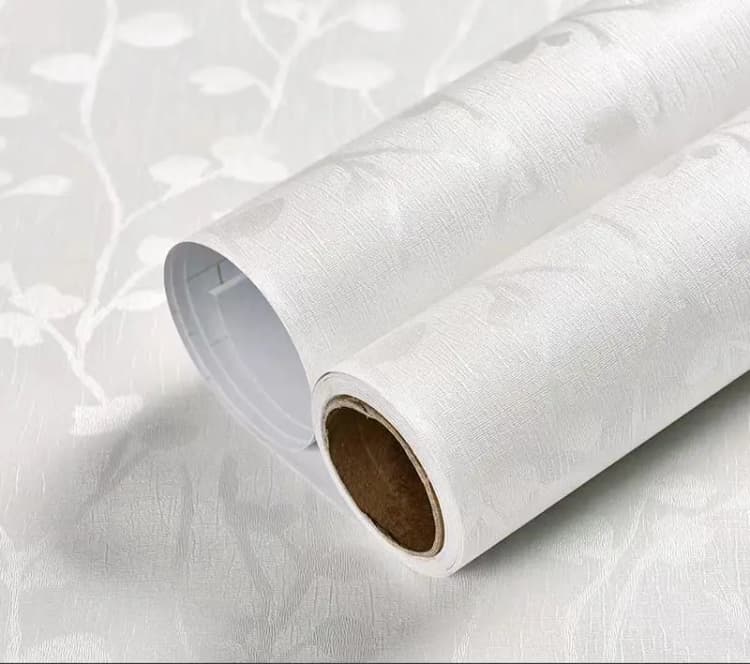 COWINLIFE DECO Modern Embossed Floral Texture Waterproof Self Adhesive Wallpaper Rolls Sticker for Home Decoration Luxury Wall Paper detail 7