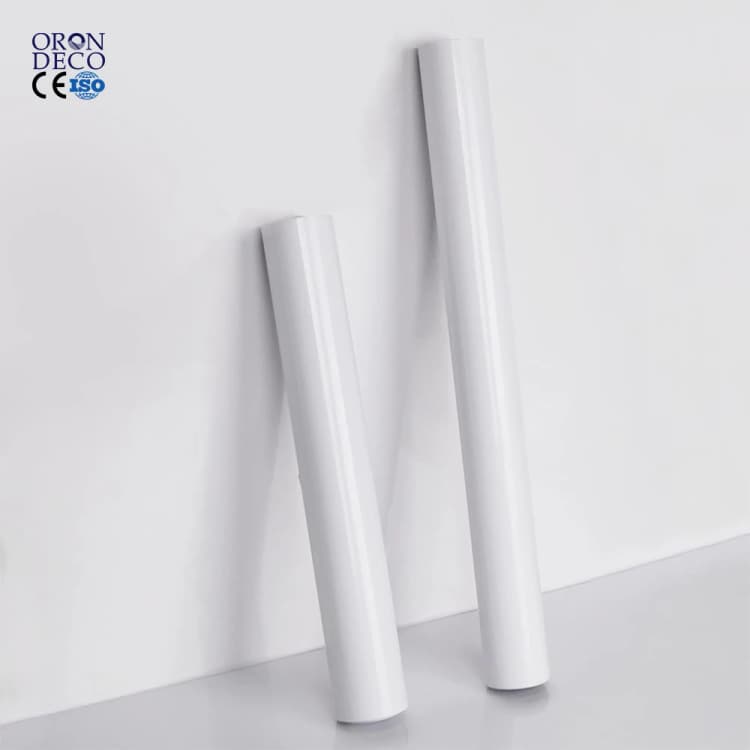 COWINLIFE DECO Glossy White Marble Wallpaper Pvc Contact Paper Peel and Stick Granite Thicker Self-Adhesive Waterproof Marble Sticker detail 1