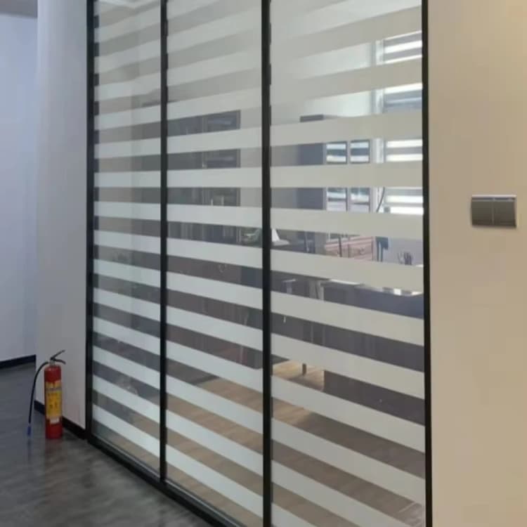 COWINLIFE DECO Modern Style Glass Self-Adhesive Decorative Film Window Glass Film Apartment Cover for Home Office Privacy Glass Film detail 1