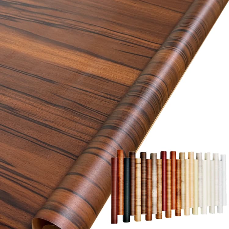 COWINLIFE DECO PVC Peel & Stick Wood-grain Selfadhesive Wallpaper Rolls for Wall Stickers Covering Panel Home Decor 3D Kitchen Wrap detail 5