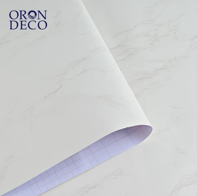 COWINLIFE DECO Modern Matt Self-Adhesive Marble Floor Tiles Wallpaper PVC Vinyl Waterproof Peel Stick Plastic Flooring for Bedroom detail 1