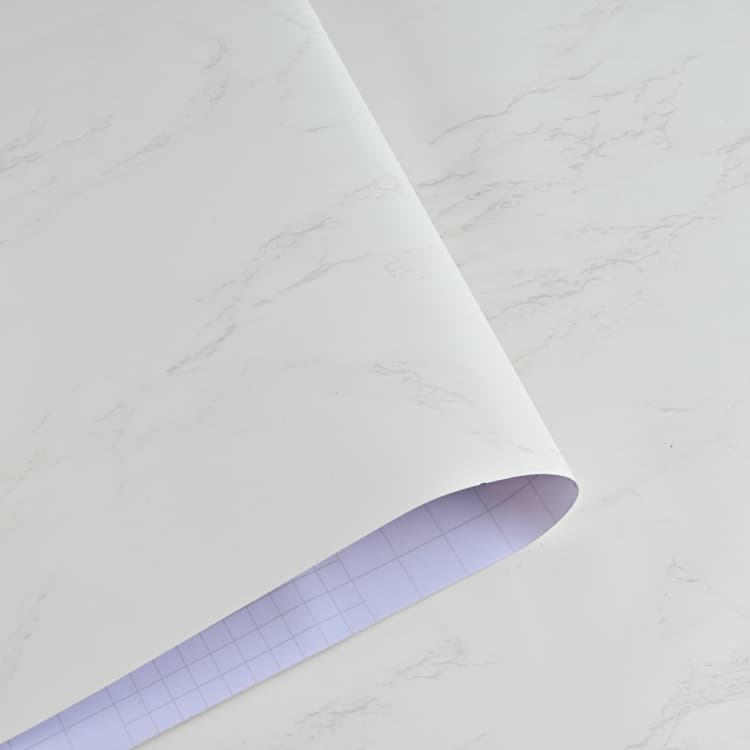 COWINLIFE DECO Modern Matt Self-Adhesive Marble Floor Tiles Wallpaper Vinyl Waterproof Peel and Stick Plastic Flooring detail 2