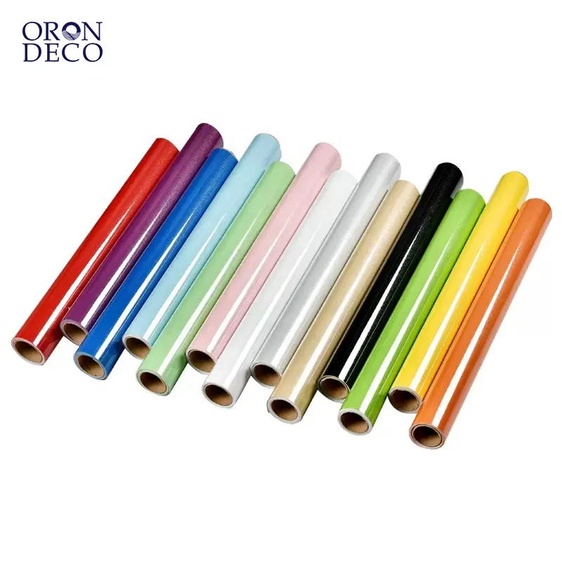 COWINLIFE DECO Size Customizable Best Selling Vinyl PVC Peel and Stick Glitter Wallpaper for Kitchen Cabinet Wall Covering