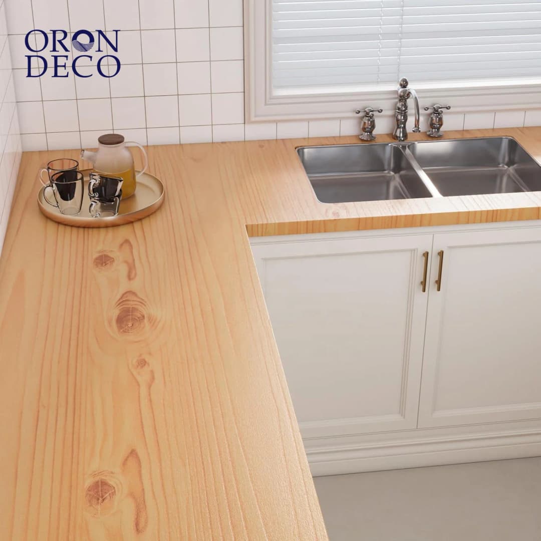 COWINLIFE DECO Wholesale Self Adhesive Wood Grain Wallpaper Peel Stick Design Kitchen Waterproof Vinyl Removable for Household Use