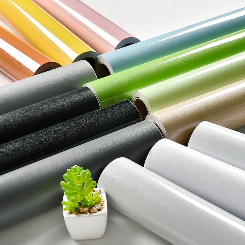 Wholesale Removable Waterproof Pvc Peel and Stick Self-Adhesive Black Glitter Wallpaper Roll