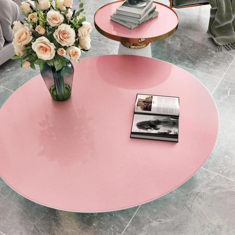 COWINLIFE DECO Wholesale Modern Pink Glitter Glossy PVC Kitchen Cabinet Wallpaper Rolls Waterproof Removable Peel Stick Design detail 4