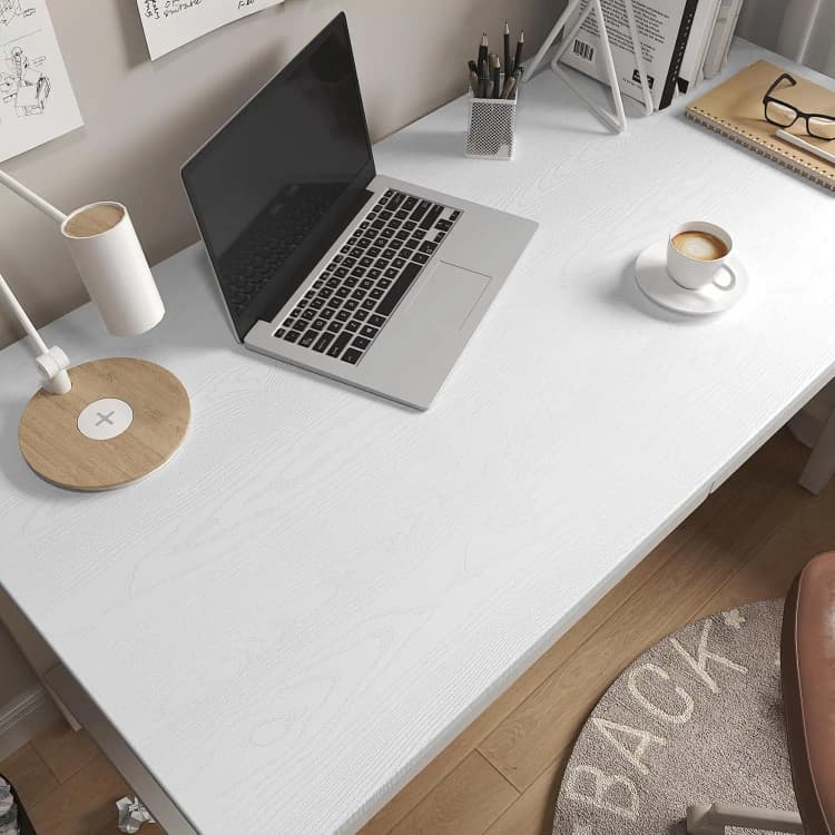 COWINLIFE DECO Wholesale White PVC Self Adhesive Wood Grain Wallpaper Texture Design Wall Paper Stickers for Home Decoration detail 5