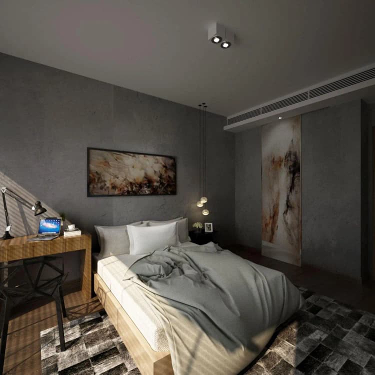 3D Peel and Stick Cement Wallpaper Concrete Waterproof PVC Vinyl Self Adhesive Wallpaper for Walls Kitchen Bedroom detail 2
