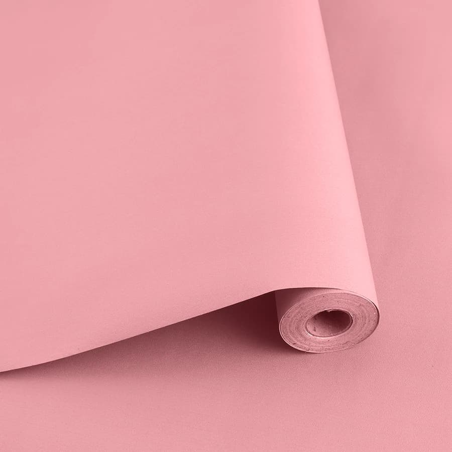 Pink Textured Wallpaper Roll 3D Sand Finish Self Adhesive PVC Wall Paper Luxury Home Decor Interior Covering Factory Direct Sale