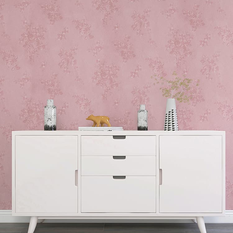 COWINLIFE White Embossed Floral Self Adhesive 3d Wall Sticker Waterproof Living Room Hotel Background PVC Home Decor Wallpaper Roll detail 8