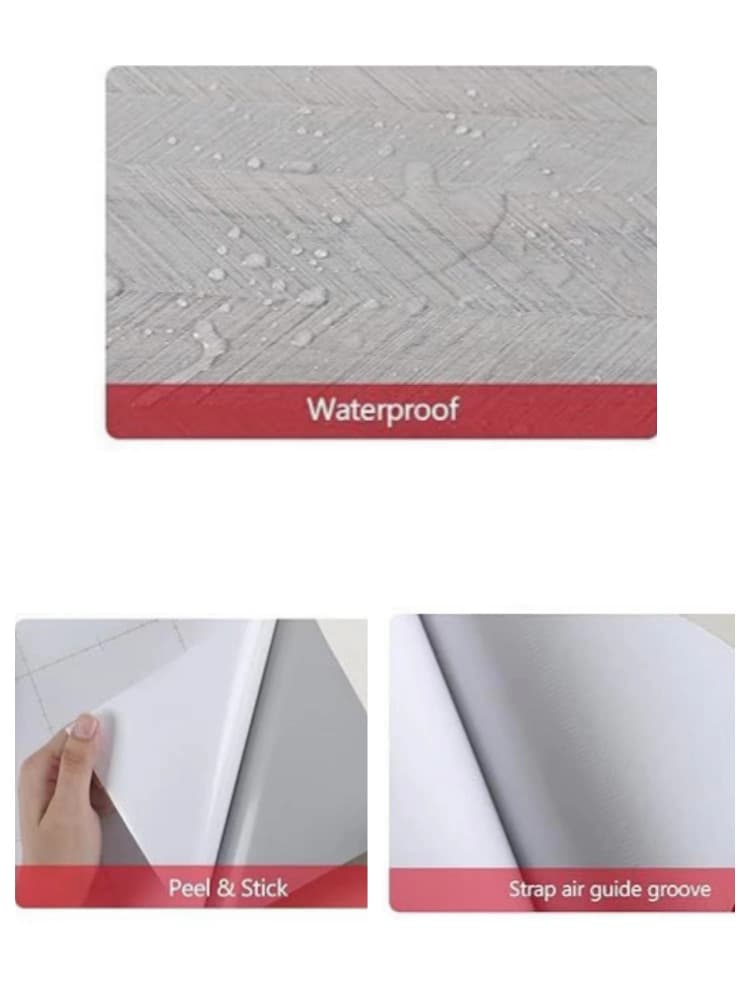 Herringbone Peel and Stick Walls Stickers 3D Home Decor Bedroom Decoration Wallpaper Rolls for Walls Kitchen Bathroom 60cm*5m detail 6