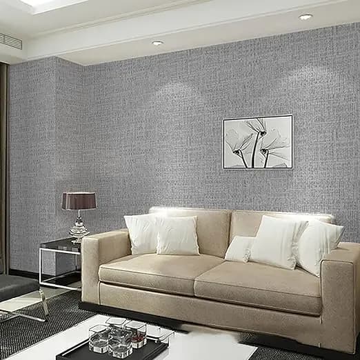 COWINLIFE DECP Fabric Linen Wall Paper Kitchen Wrap Textured 3D Wallpapers Wall Covering Home Decor Roll PVC Wallpaper for Bedroom detail 2