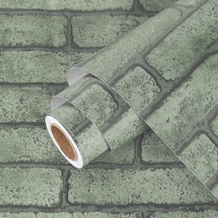 COWINLIFE Factory Price Brick Wallpaper 3d Stone Peel and Stick Wallpaper Waterproof Vinyl Self Adhesive Wall Sticker for Home Decor detail 1