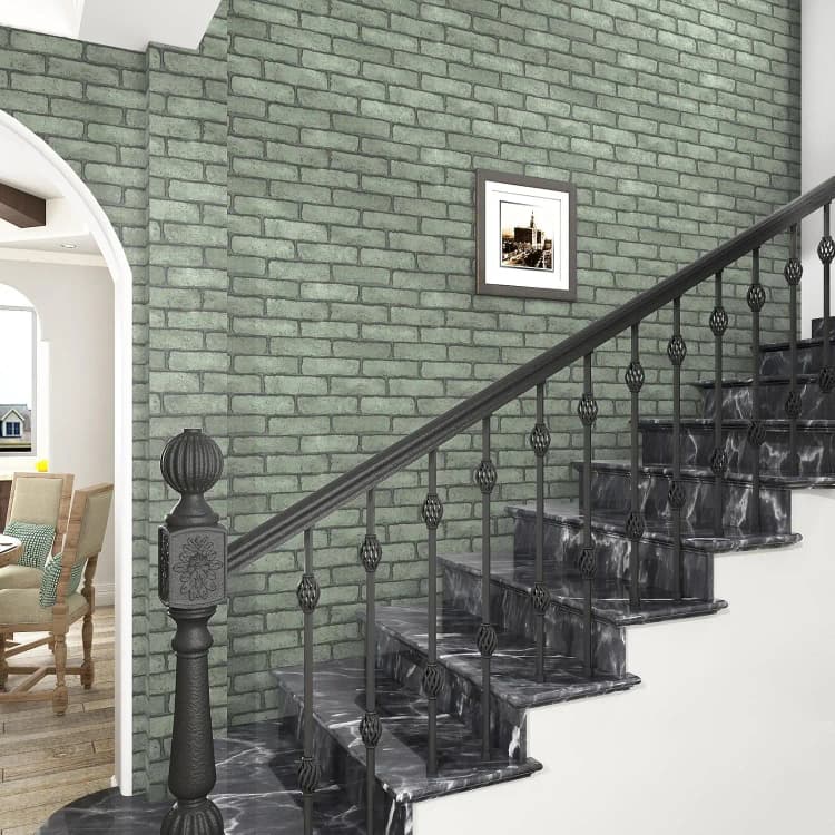 COWINLIFE Factory Price Brick Wallpaper 3d Stone Peel and Stick Wallpaper Waterproof Vinyl Self Adhesive Wall Sticker for Home Decor detail 4