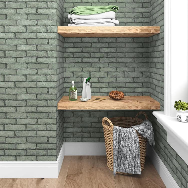 COWINLIFE Factory Price Brick Wallpaper 3d Stone Peel and Stick Wallpaper Waterproof Vinyl Self Adhesive Wall Sticker for Home Decor detail 5