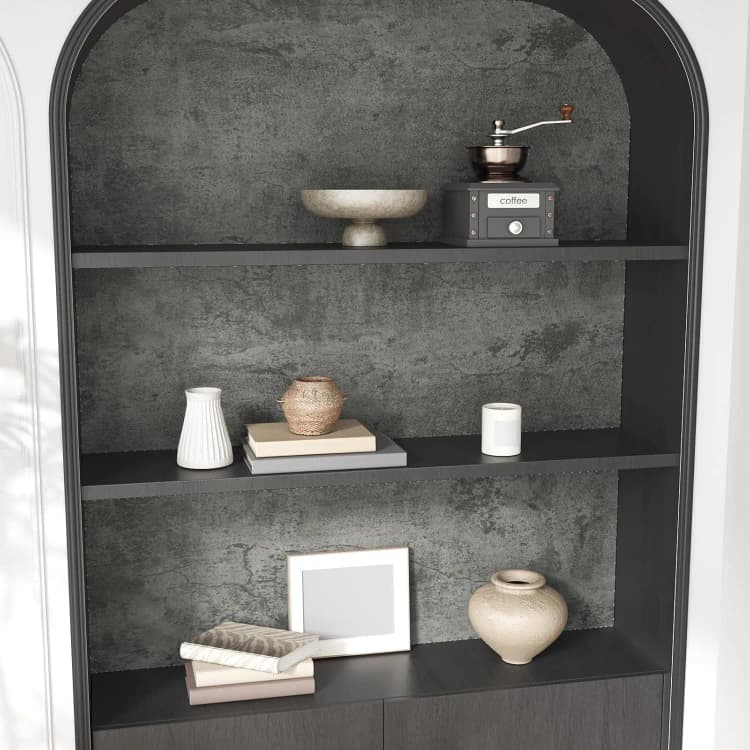 COWINLIFE 3D Grey Concrete Peel & Stick 3D Home Wallpaper Papier Peint Decoration Maison Waterproof Cement Wallpaper for Living Room detail 4